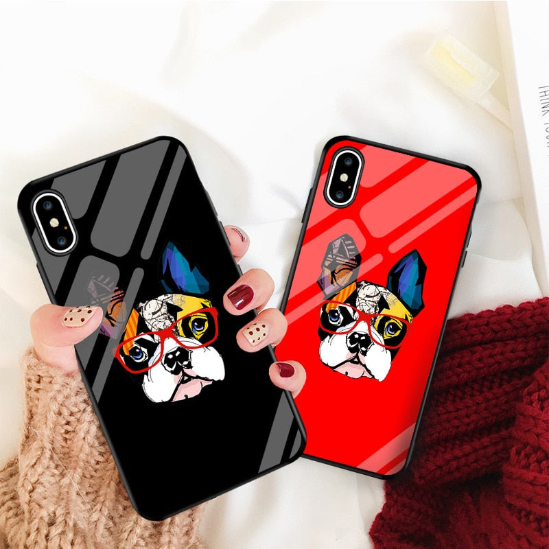 Cartoon French Bulldog iPhone Case