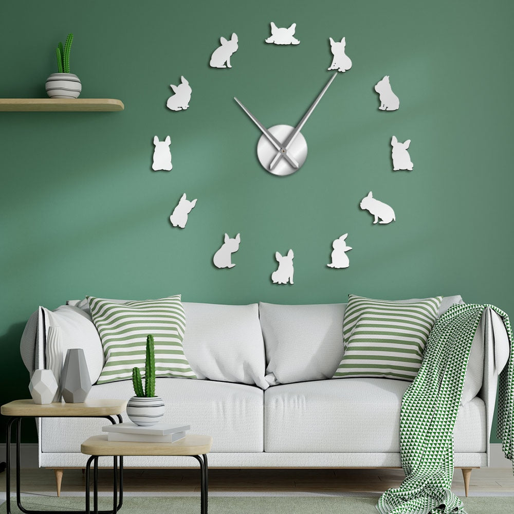 French Bulldog Wall Clock