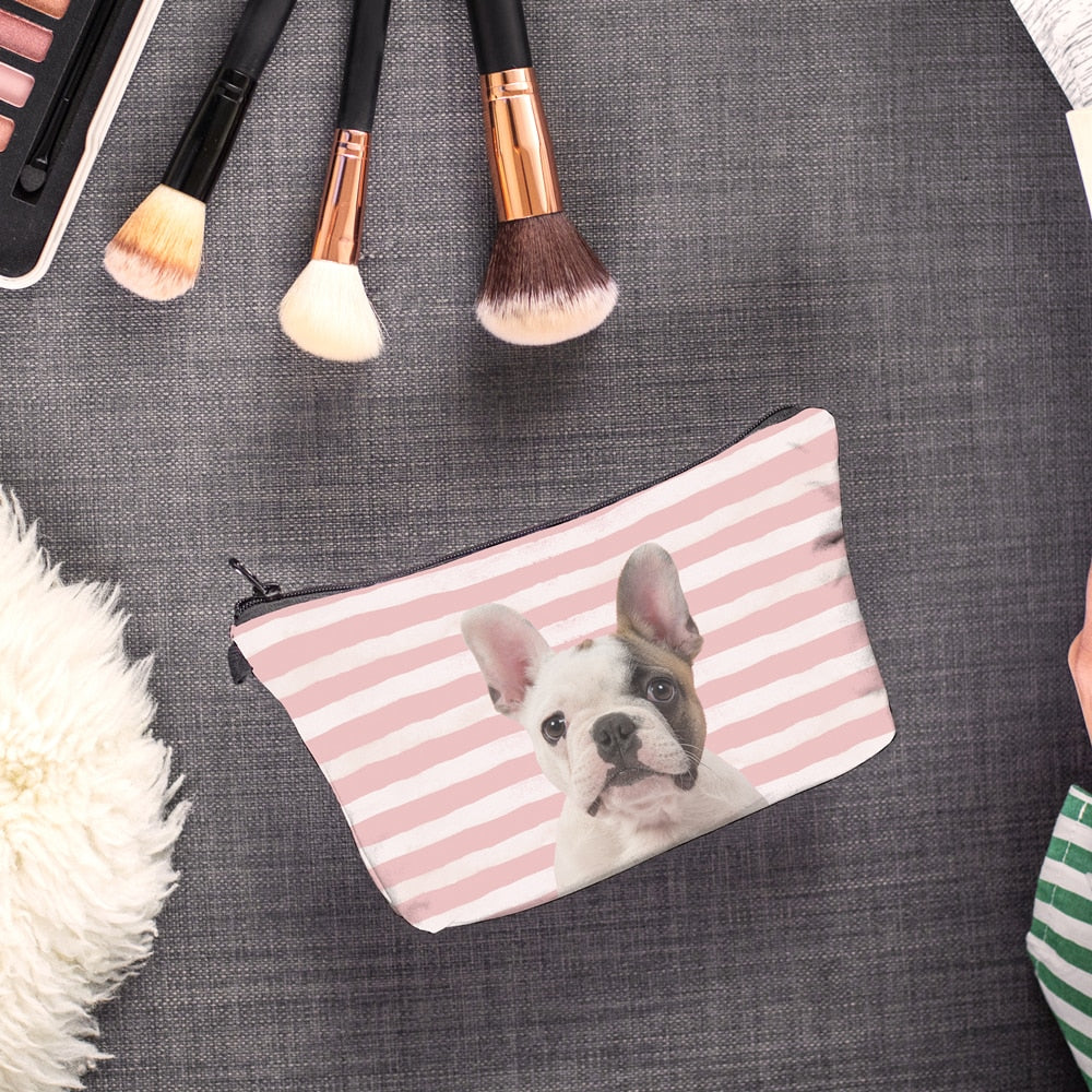 French Bulldog Makeup Bag