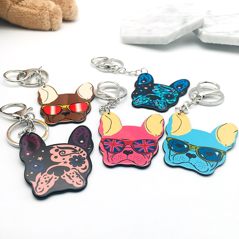 French Bulldog Keychain