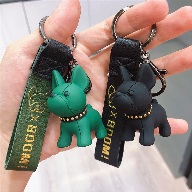 Classic French Bulldog Keychain